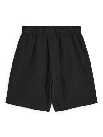 Shorts de lino y algodón