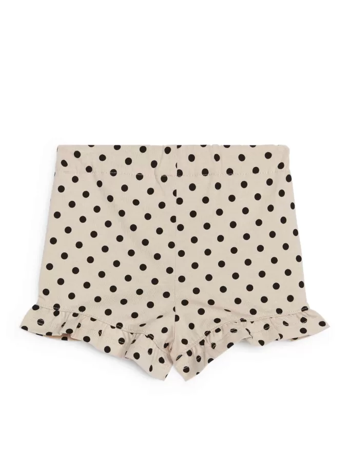 Shorts de punto con volantes Shorts de punto con volantes