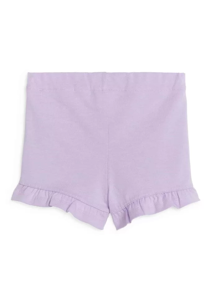 Shorts de punto con volantes Shorts de punto con volantes