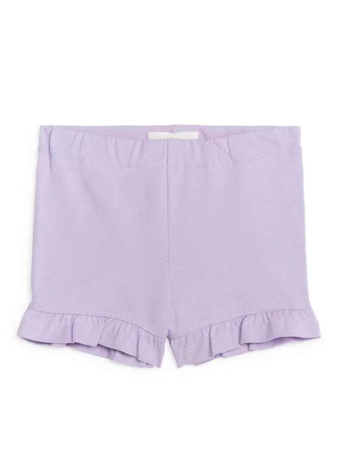 Shorts de punto con volantes Shorts de punto con volantes