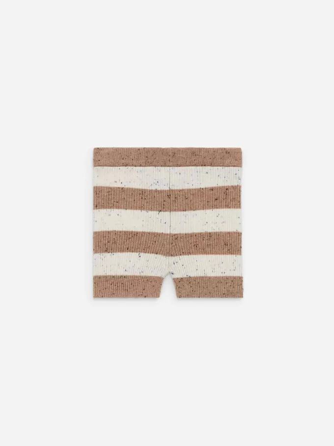 Shorts de punto de canalé Shorts de punto de canalé