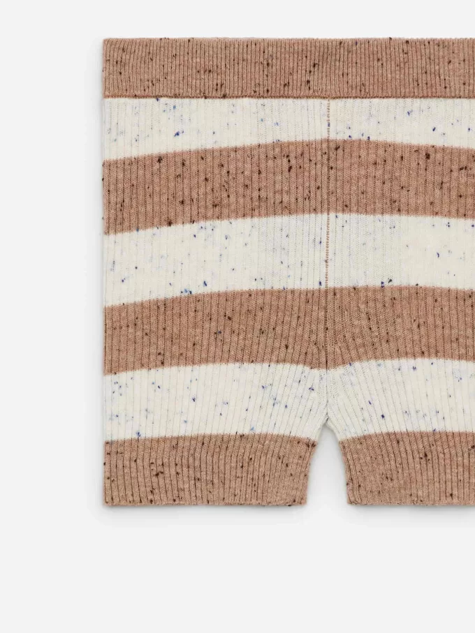 Shorts de punto de canalé Shorts de punto de canalé