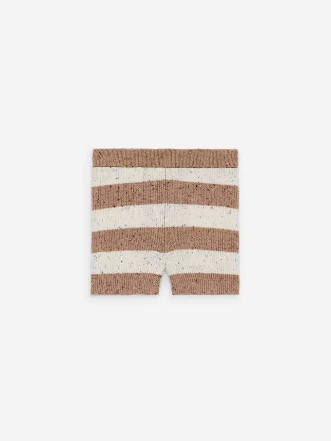 Shorts de punto de canalé Shorts de punto de canalé