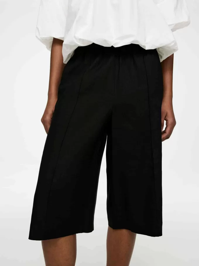 Shorts en mezcla de lino Shorts en mezcla de lino