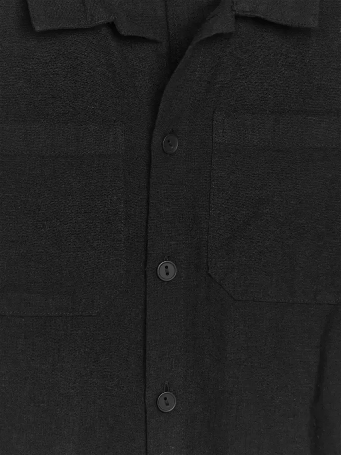 Sobrecamisa De Lino Y Algodón Sobrecamisa De Lino Y Algodón