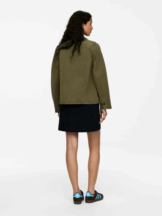 Sobrecamisa De Mezcla De Lino Sobrecamisa De Mezcla De Lino