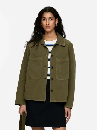 Sobrecamisa De Mezcla De Lino Sobrecamisa De Mezcla De Lino