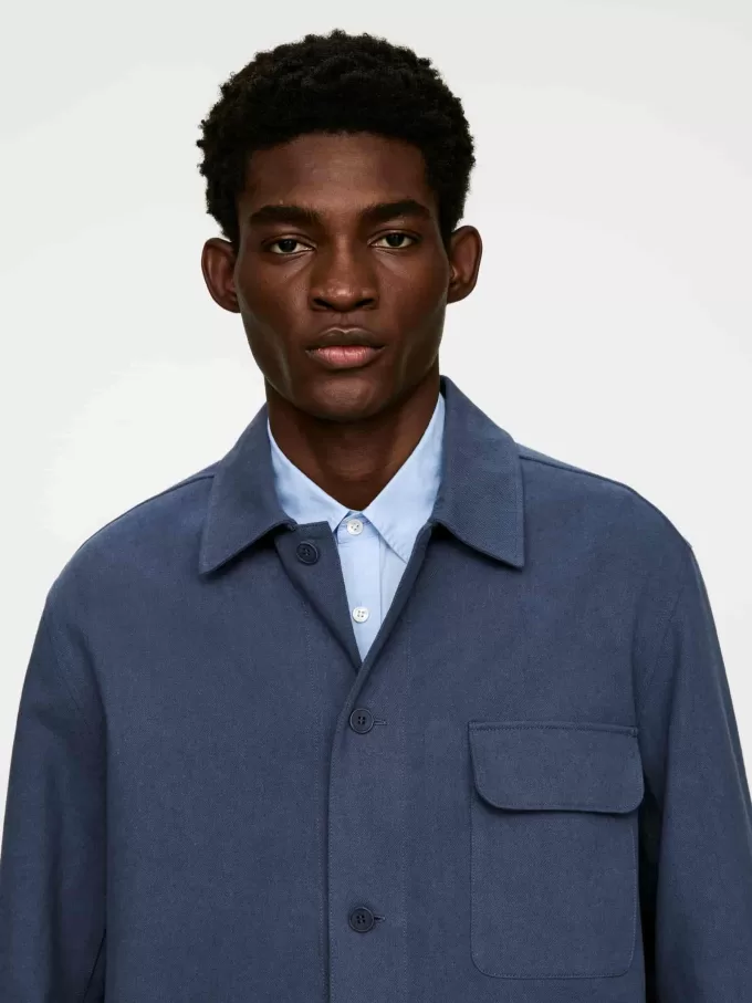 Sobrecamisa de algodón/lino Sobrecamisa de algodón/lino