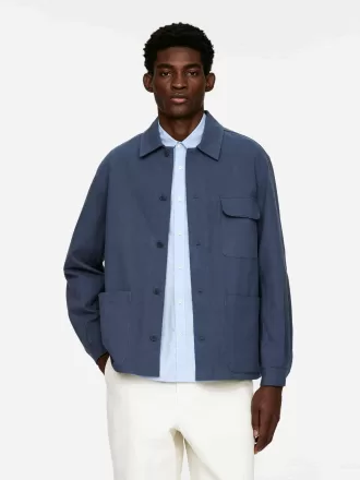 Sobrecamisa de algodón/lino Sobrecamisa de algodón/lino