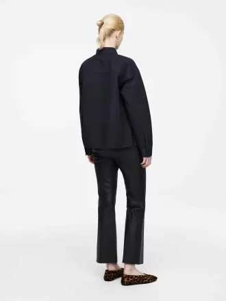 Sobrecamisa de lino y algodón