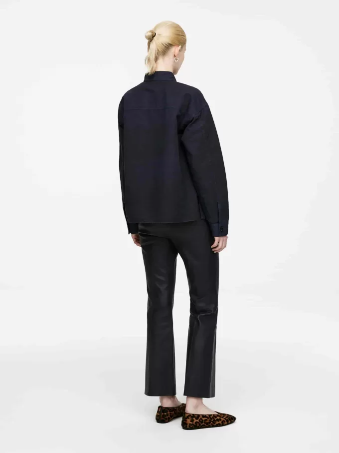 Sobrecamisa de lino y algodón Sobrecamisa de lino y algodón