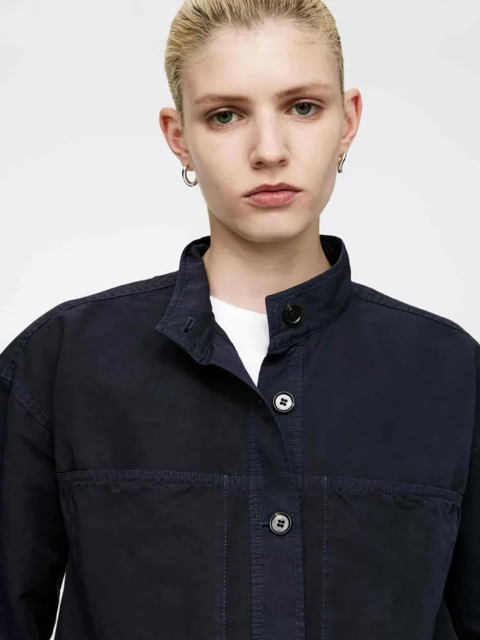 Sobrecamisa de lino y algodón Sobrecamisa de lino y algodón