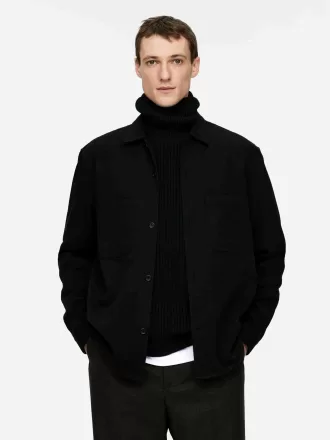 Sobrecamisa de sarga de algodón