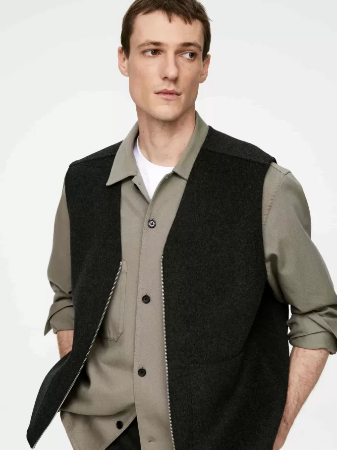 Sobrecamisa de sarga de algodón Sobrecamisa de sarga de algodón