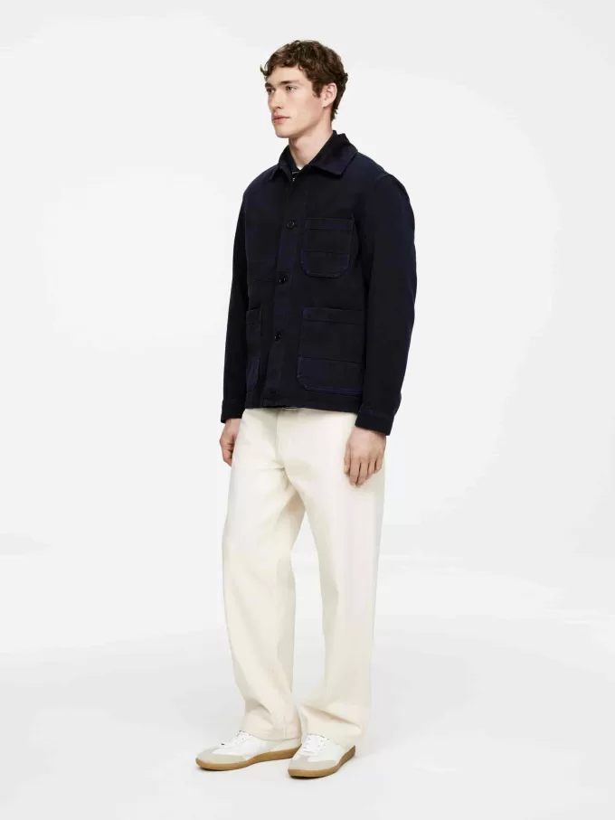 Sobrecamisa de sarga sobreteñida Sobrecamisa de sarga sobreteñida