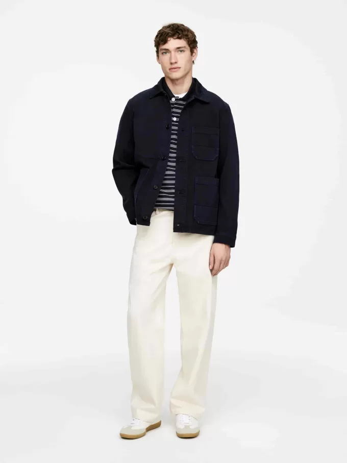 Sobrecamisa de sarga sobreteñida Sobrecamisa de sarga sobreteñida