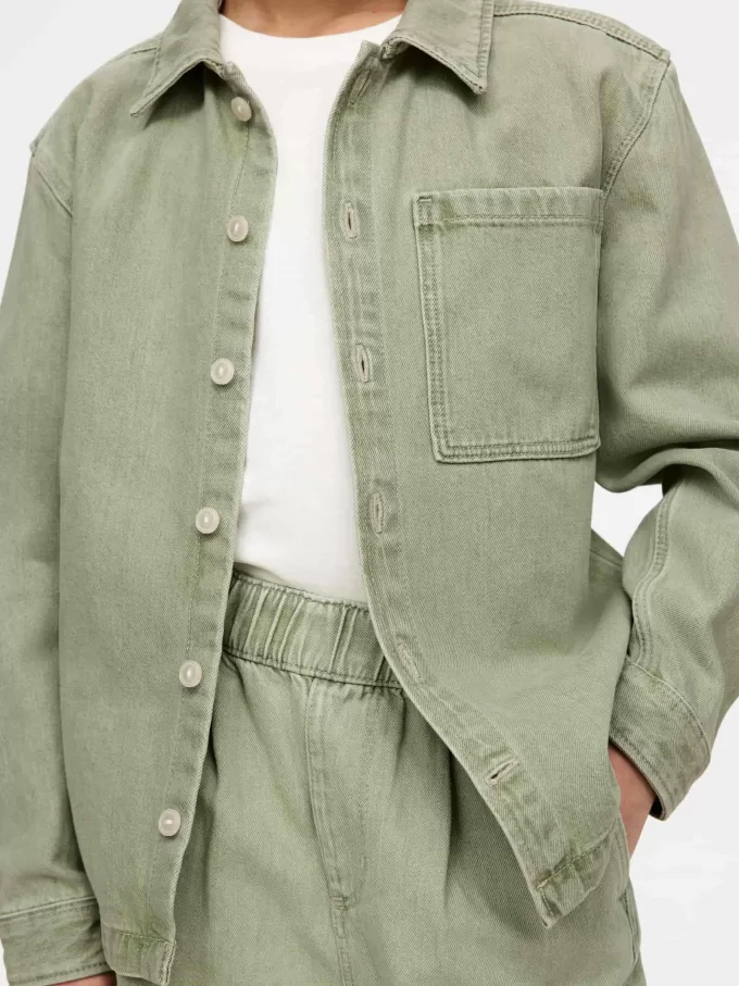 Sobrecamisa vaquera lavada Sobrecamisa vaquera lavada