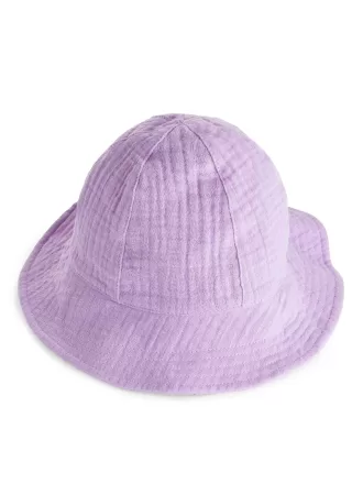 Sombrero de muselina de algodón