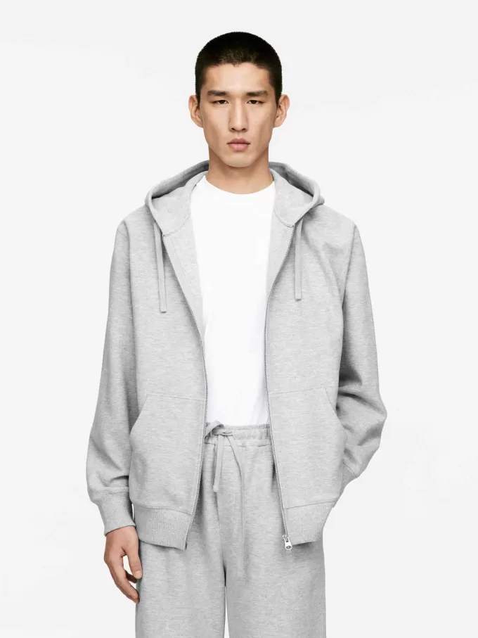 Sudadera con capucha y cremallera