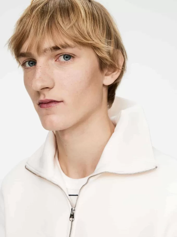 Sudadera con media cremallera Sudadera con media cremallera