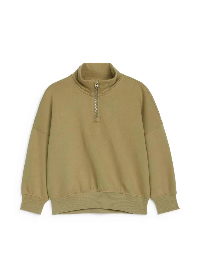 Sudadera con media cremallera Sudadera con media cremallera