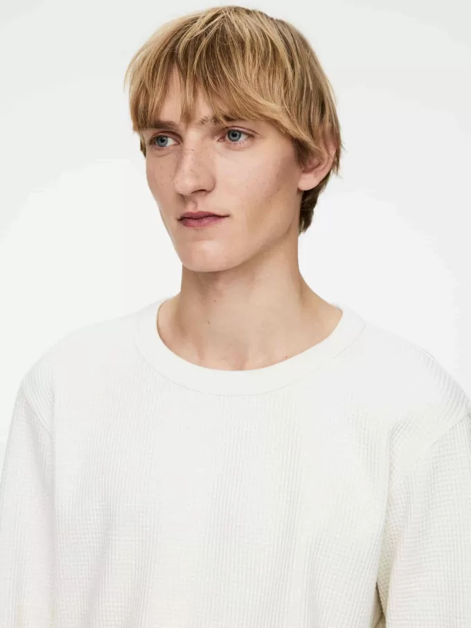 Sudadera de punto gofre Sudadera de punto gofre