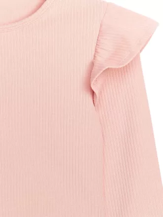 Top De Punto Con Volantes