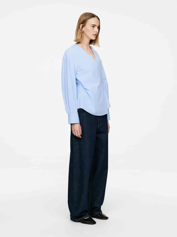 Top cruzado de algodón Top cruzado de algodón