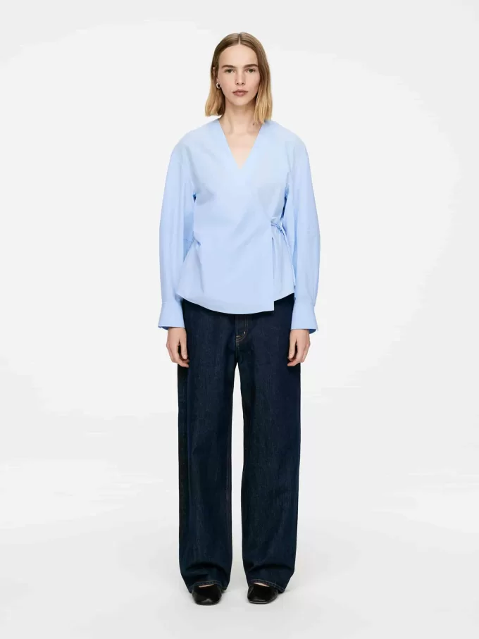 Top cruzado de algodón Top cruzado de algodón