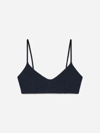 Top de bikini arrugado