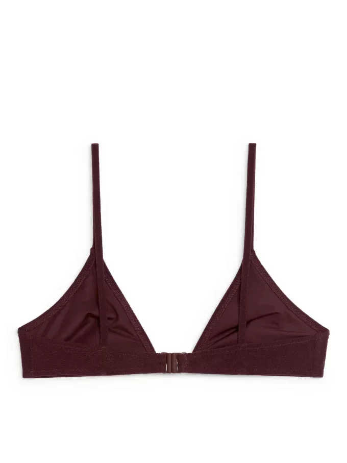 Top de bikini con detalle de cuentas Top de bikini con detalle de cuentas