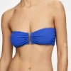Top de bikini palabra de honor texturizado Top de bikini palabra de honor texturizado