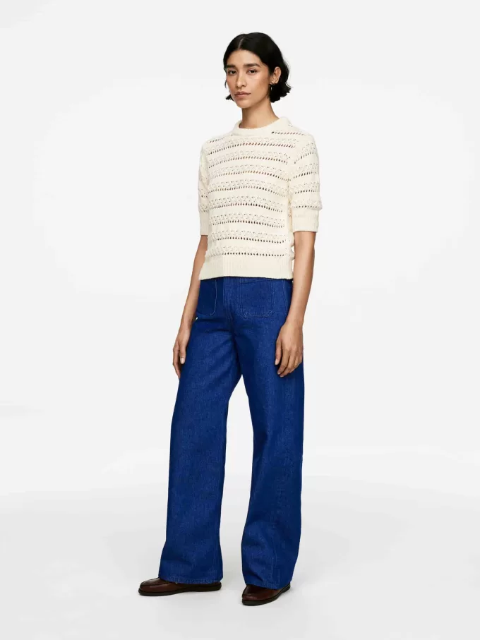 Top de punto abierto