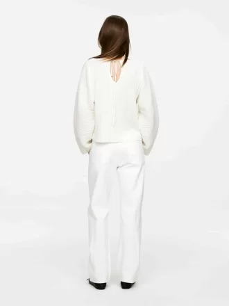 Top de punto acanalado