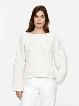 Top de punto acanalado