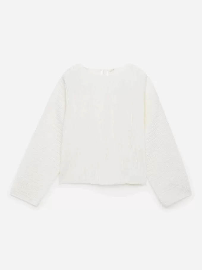 Top de punto acanalado