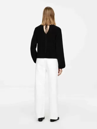 Top de punto acanalado