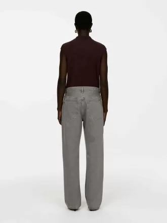 Top sin mangas con cuello simulado Top sin mangas con cuello simulado