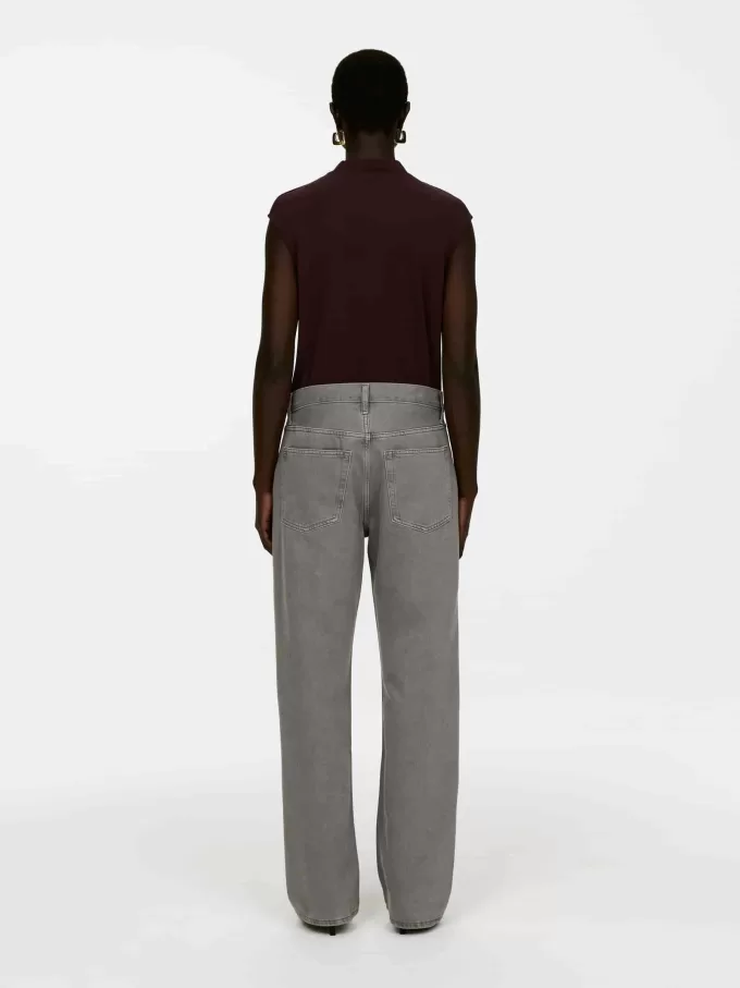 Top sin mangas con cuello simulado Top sin mangas con cuello simulado