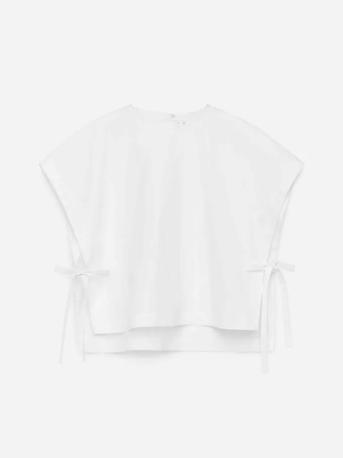 Top sin mangas con lazo lateral Top sin mangas con lazo lateral