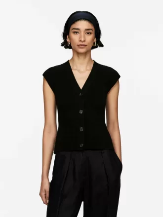 Top sin mangas de punto Top sin mangas de punto