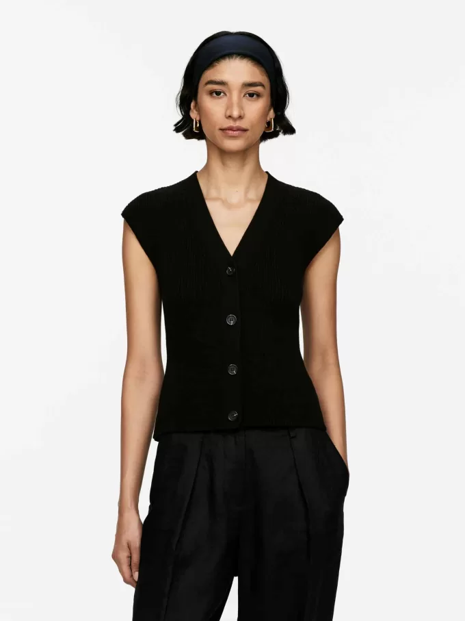 Top sin mangas de punto Top sin mangas de punto