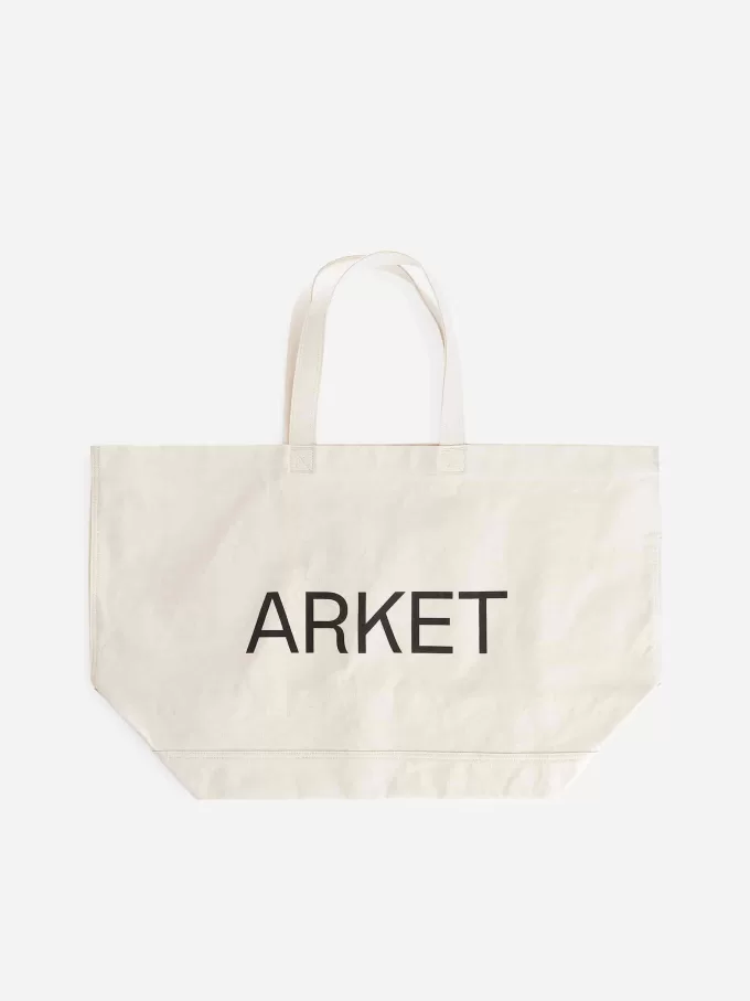 Tote de lona extragrande ARKET Tote de lona extragrande ARKET