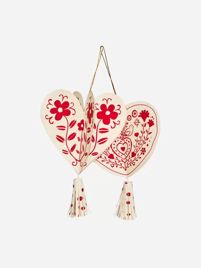 Un mundo de adornos de papel artesanal, juego de 2