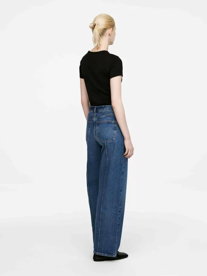 Vaqueros anchos CORAL Vaqueros anchos CORAL