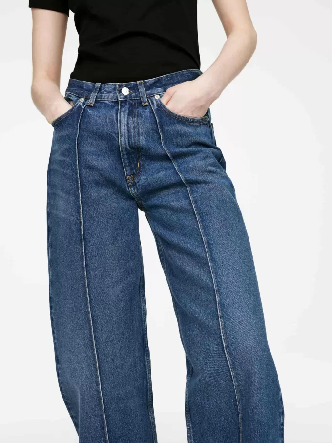 Vaqueros anchos CORAL Vaqueros anchos CORAL