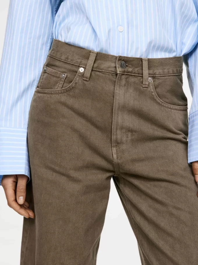 Vaqueros anchos CORAL Vaqueros anchos CORAL