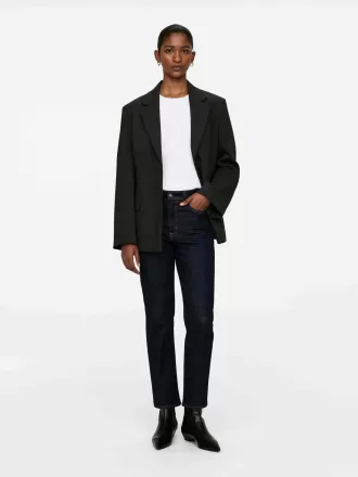 Vaqueros slim CROPPED JADE