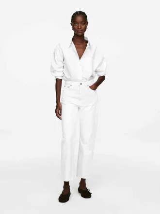 Vaqueros slim CROPPED JADE