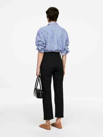 Vaqueros slim CROPPED JADE